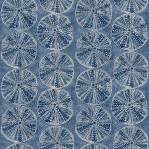 Sea Biscuit Blue Sand Dollar Wallpaper by Chesapeake