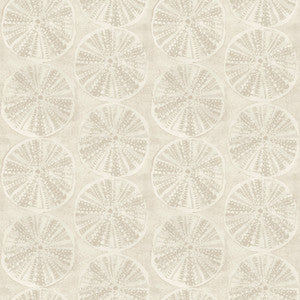 Sea Biscuit Beige Sand Dollar Wallpaper by Chesapeake