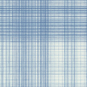 Madras Blue Plaid Wallpaper by Chesapeake