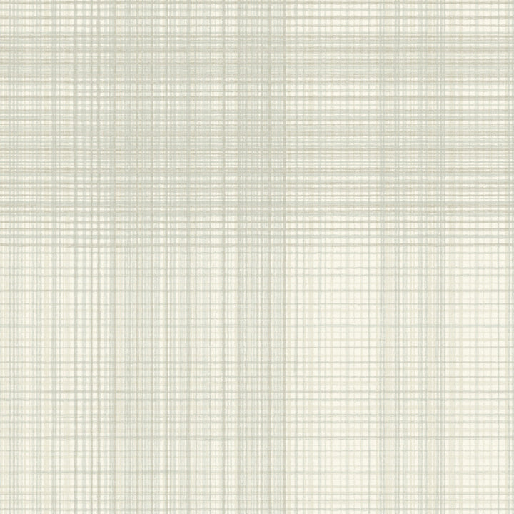 Madras Aqua Plaid Wallpaper by Chesapeake Blue Heron Covers about 56.4 square feet 20.5-in by 33-ft long roll Prepasted 20.5 - Fabric Carolina -