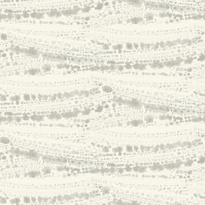 Rannell Grey Abstract Scallop Wallpaper by Chesapeake Blue Heron Covers about 56.4 square feet 20.5-in by 33-ft long roll Prepasted 20.5 - Fabric Carolina -