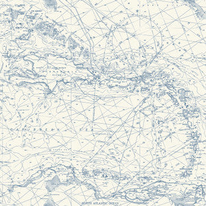 Charts Navy Nautical Chart Wallpaper by Chesapeake
