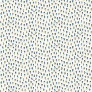 Sand Drips Blue Painted Dots Wallpaper by Chesapeake