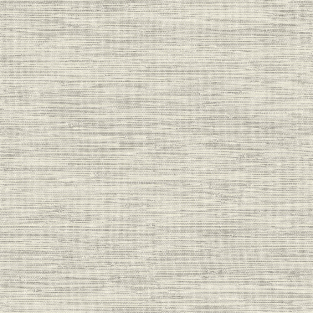 Grassweave Light Grey Imitation Grasscloth Wallpaper by Chesapeake Blue Heron Covers about 56.4 square feet 20.5-in by 33-ft long roll Prepasted 0 - Fabric Carolina -