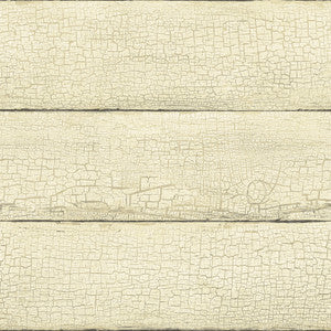 Morgan Wheat Distressed Wood Wallpaper by Chesapeake