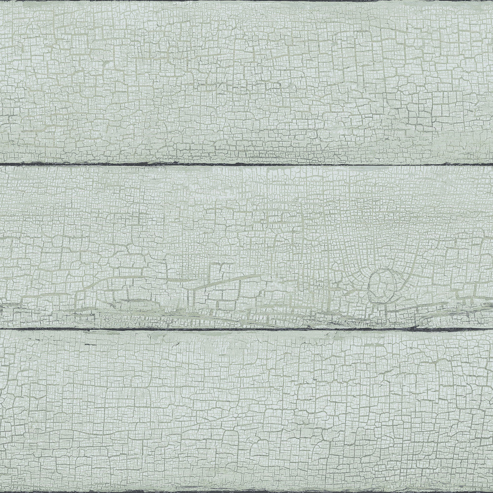 Morgan Seafoam Distressed Wood Wallpaper by Chesapeake Delphine Covers about 56.4 square feet 20.5-in by 33-ft long roll Prepasted 20.5 - Fabric Carolina -
