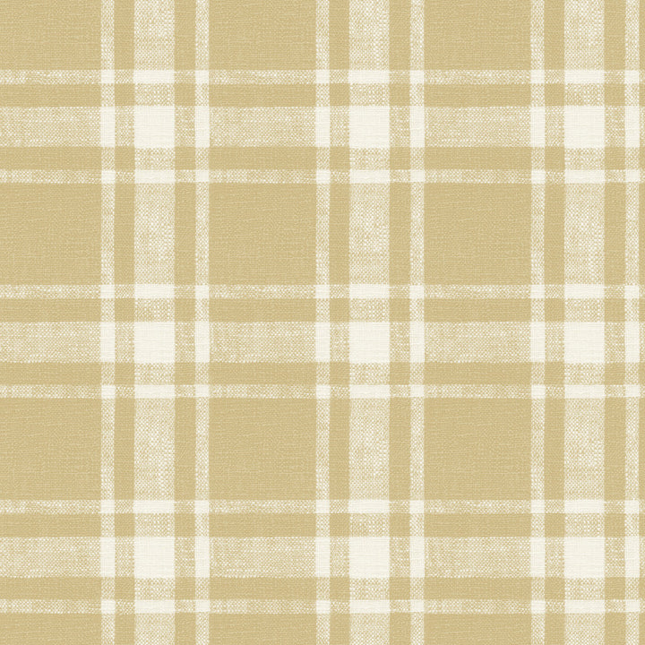 Antoine Wheat Flannel Wallpaper by Chesapeake Delphine Covers about 56.4 square feet 20.5-in by 33-ft long roll Prepasted 20.5 - Fabric Carolina -