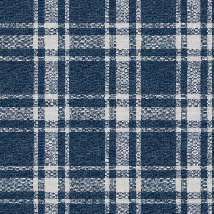 Antoine Dark Blue Flannel Wallpaper by Chesapeake Delphine Covers about 56.4 square feet 20.5-in by 33-ft long roll Prepasted 20.5 - Fabric Carolina -