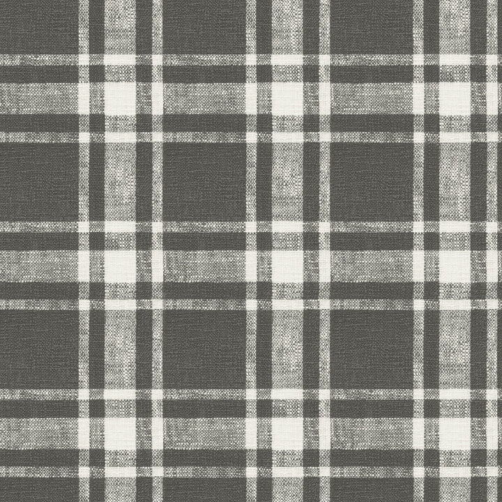 Antoine Charcoal Flannel Wallpaper by Chesapeake Delphine Covers about 56.4 square feet 20.5-in by 33-ft long roll Prepasted 20.5 - Fabric Carolina -