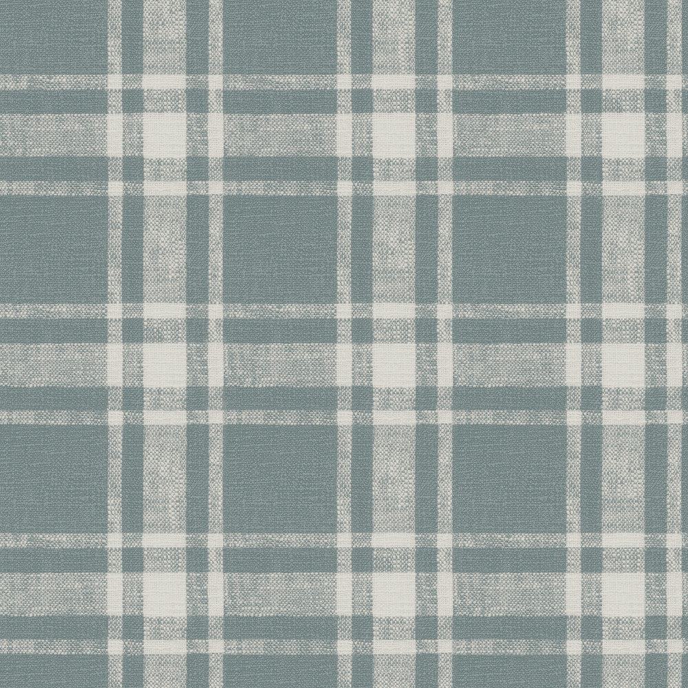 Antoine Denim Flannel Wallpaper by Chesapeake Delphine Covers about 56.4 square feet 20.5-in by 33-ft long roll Prepasted 20.5 - Fabric Carolina -