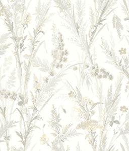 Hillaire Wheat Meadow Wallpaper by Chesapeake