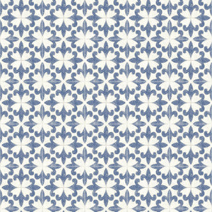 Remy Blue Fleur Tile Wallpaper by Chesapeake