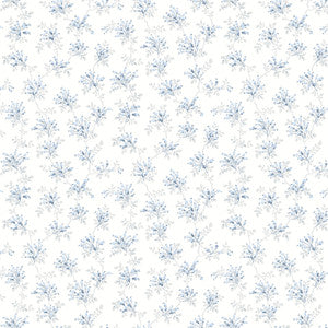 Sofiane Blue Botanical Trail Wallpaper by Chesapeake