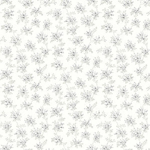 Sofiane Grey Botanical Trail Wallpaper by Chesapeake