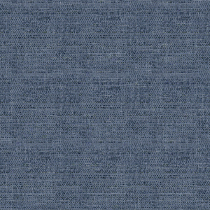 Balantine Navy Weave Wallpaper by Chesapeake Delphine Covers about 56.4 square feet 20.5-in by 33-ft long roll Prepasted 20.5 - Fabric Carolina -