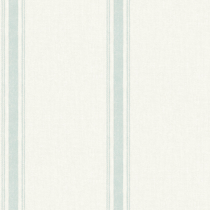 Linette Seafoam Fabric Stripe Wallpaper by Chesapeake Delphine Covers about 56.4 square feet 20.5-in by 33-ft long roll Prepasted 20.5 - Fabric Carolina -