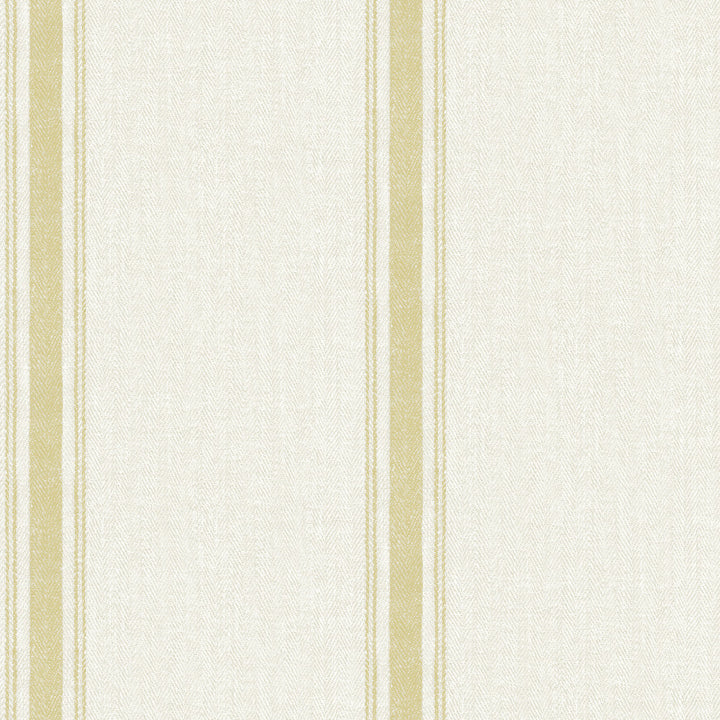 Linette Wheat Fabric Stripe Wallpaper by Chesapeake Delphine Covers about 56.4 square feet 20.5-in by 33-ft long roll Prepasted 20.5 - Fabric Carolina -