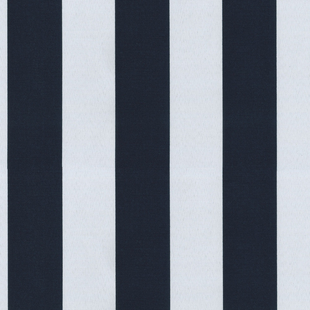 Od Canopy Stripe Navy 407343 by PKL Studio Fabric OUTDOOR DEC '18 100% Spun Polyester PAKISTAN Horizontal: 4.50" and Vertical: 0.00" 54" - Fabric Carolina -