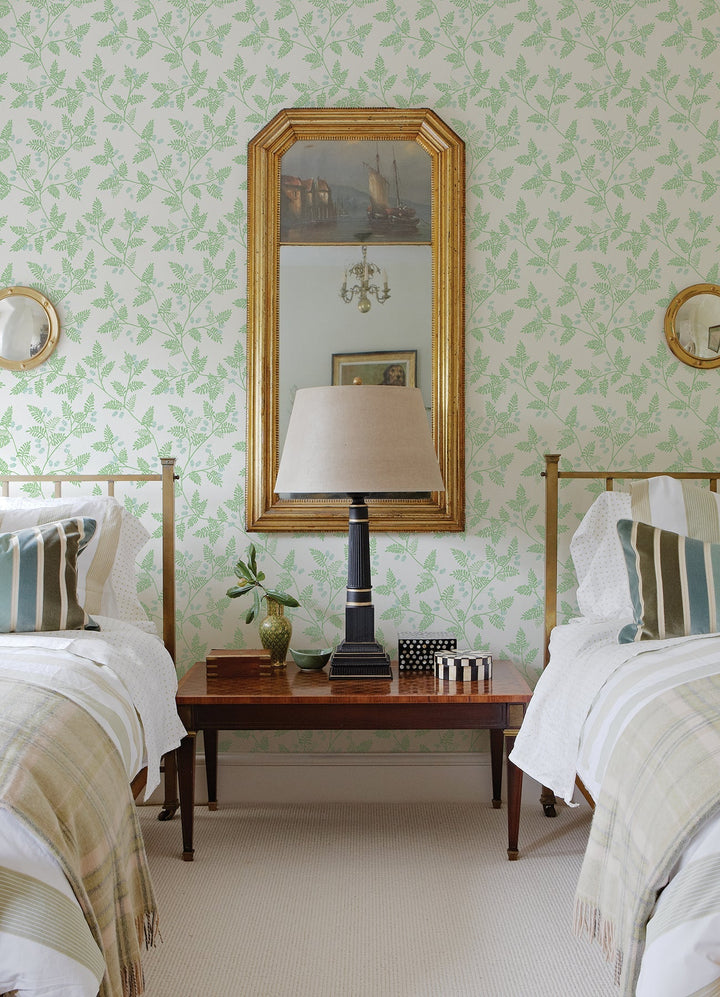 Ardell Light Green Botanical Wallpaper by A-Street Prints Designer