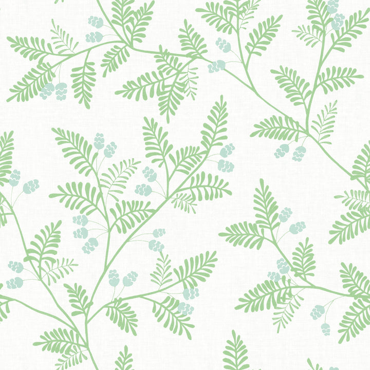 Ardell Light Green Botanical Wallpaper by A-Street Prints Designer
