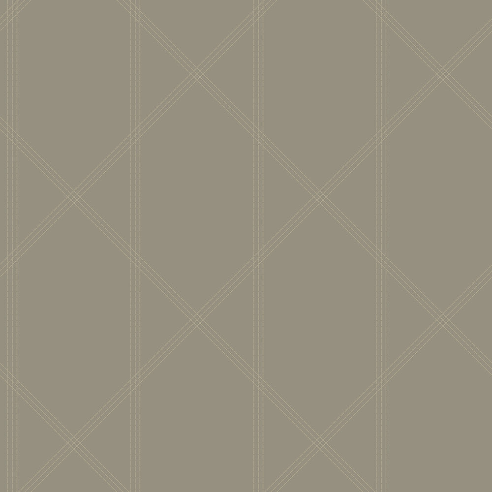 Walcott Light Grey Stitched Trellis Wallpaper by A-Street Prints Georgia Covers about 56.4 square feet 20.5-in by 33-ft long roll Unpasted 20.9 - Fabric Carolina -