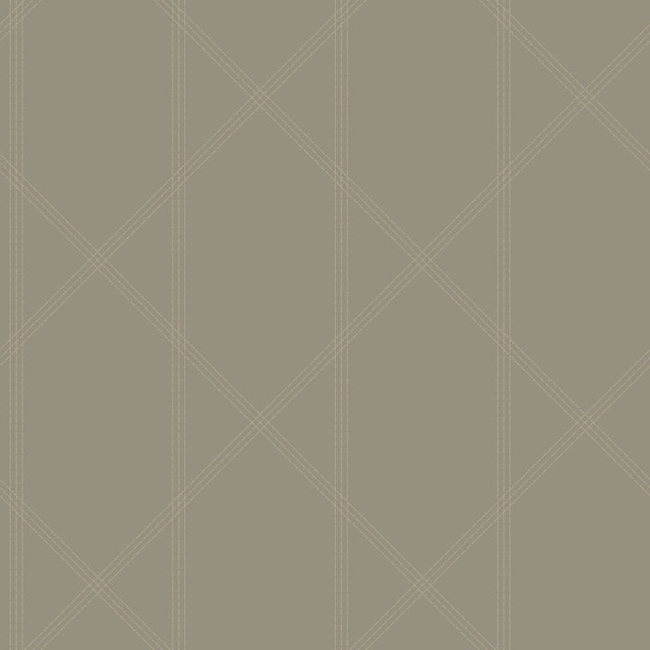 Walcott Light Grey Stitched Trellis Wallpaper by A-Street Prints Georgia Covers about 56.4 square feet 20.5-in by 33-ft long roll Unpasted 20.9 - Fabric Carolina -