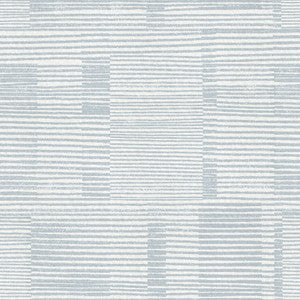 Callaway Light Blue Woven Stripes Wallpaper by A-Street Prints
