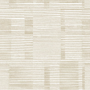 Callaway Beige Woven Stripes Wallpaper by A-Street Prints