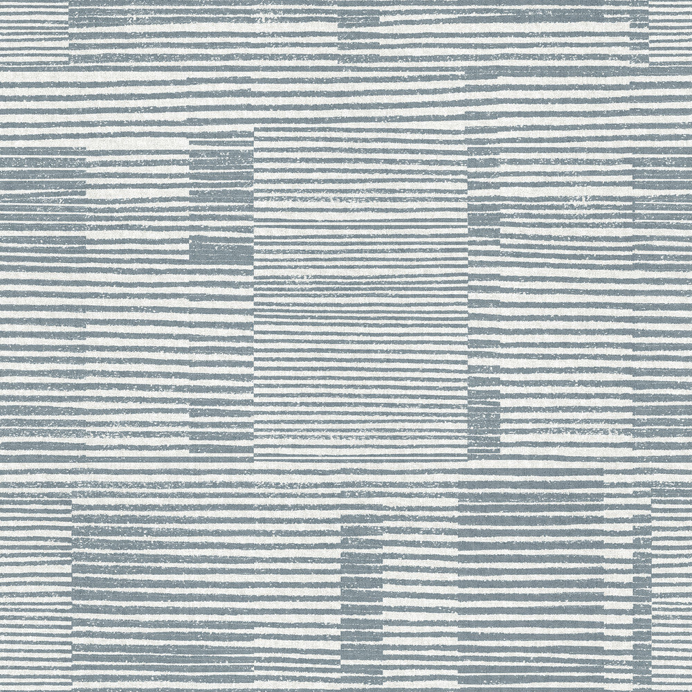 Callaway Denim Woven Stripes Wallpaper by A-Street Prints Georgia Covers about 56.4 square feet 20.5-in by 33-ft long roll Unpasted 20.9 - Fabric Carolina -