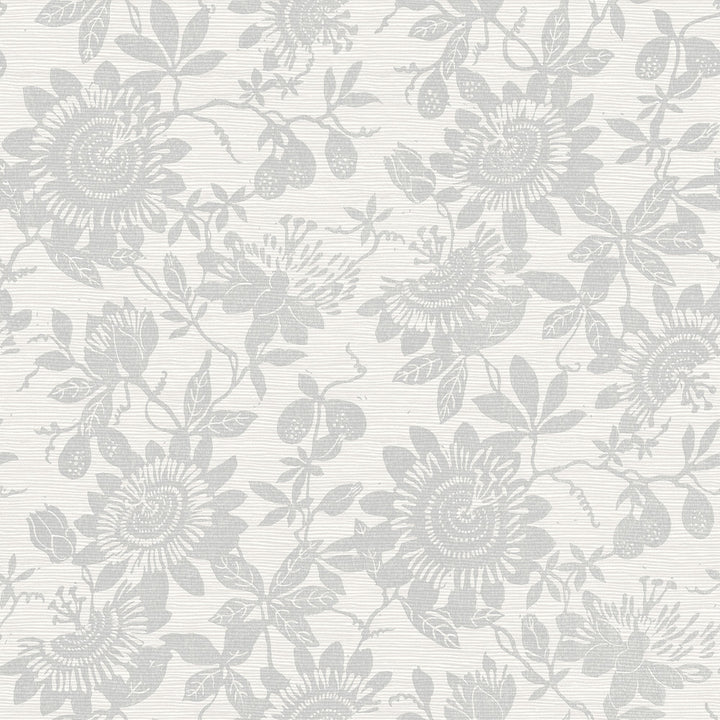 Helen Light Grey Floral Trail Wallpaper by A-Street Prints Georgia Covers about 56.4 square feet 20.5-in by 33-ft long roll Unpasted 20.9 - Fabric Carolina -