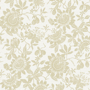 Helen Gold Floral Trail Wallpaper by A-Street Prints