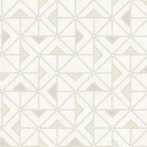 Jekyl Beige Triangles Wallpaper by A-Street Prints