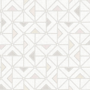 Jekyl Neutral Triangles Wallpaper by A-Street Prints