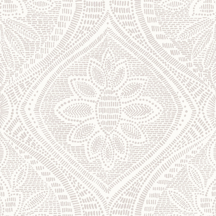 Scout Lavender Floral Ogee Wallpaper by A-Street Prints Georgia Covers about 56.4 square feet 20.5-in by 33-ft long roll Unpasted 10.4 - Fabric Carolina -
