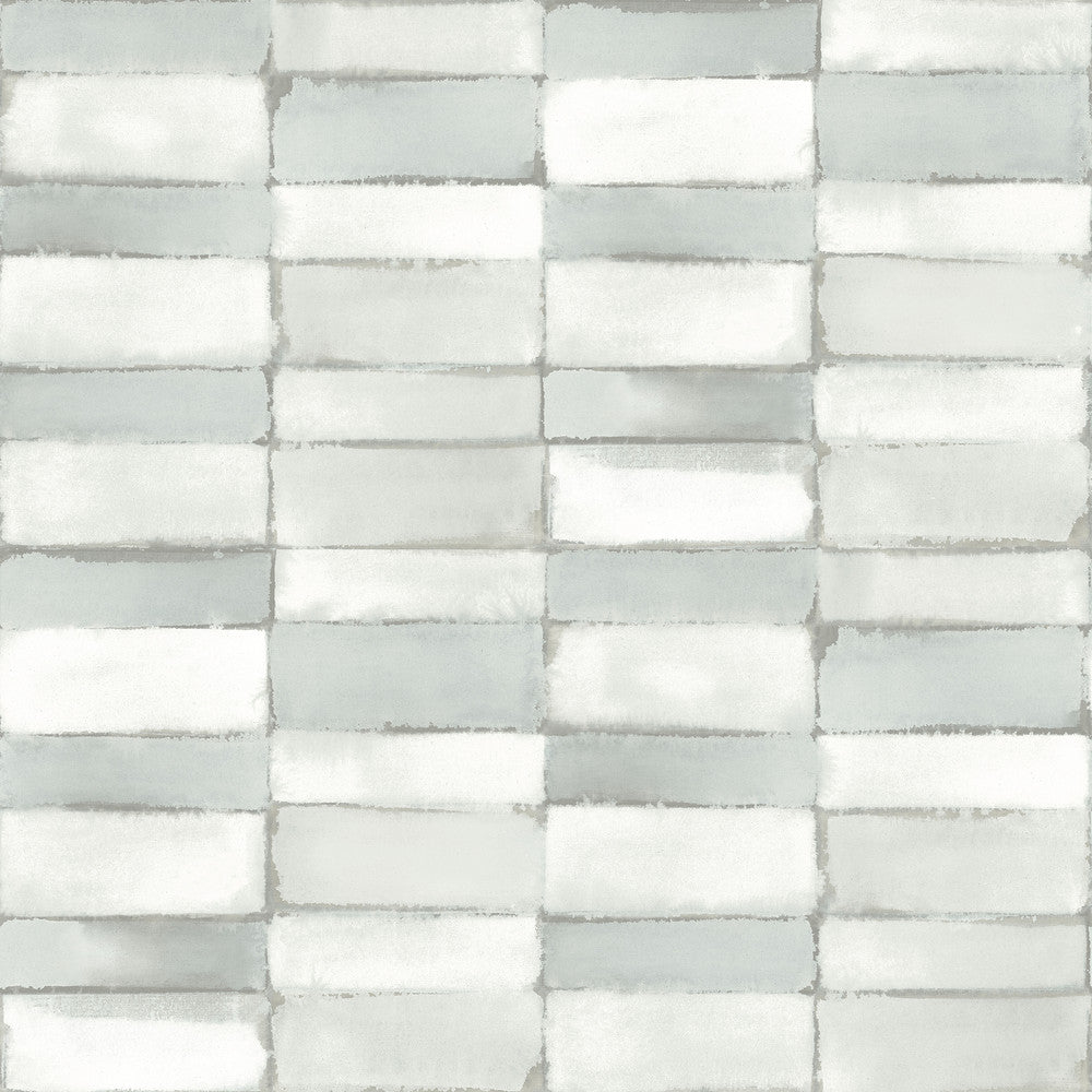 Braden Sage Tile Wallpaper by A-Street Prints Georgia Covers about 56.4 square feet 20.5-in by 33-ft long roll Unpasted 20.9 - Fabric Carolina -