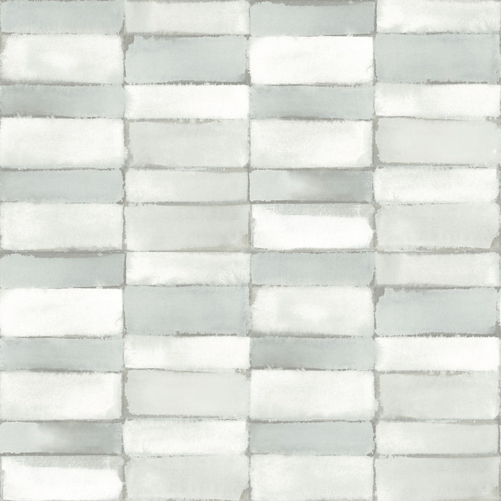 Braden Sage Tile Wallpaper by A-Street Prints Georgia Covers about 56.4 square feet 20.5-in by 33-ft long roll Unpasted 20.9 - Fabric Carolina -