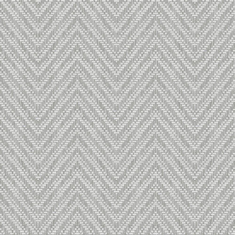 Glynn Grey Chevron Wallpaper by A-Street Prints Georgia Covers about 56.4 square feet 20.5-in by 33-ft long roll Unpasted 20.9 - Fabric Carolina -