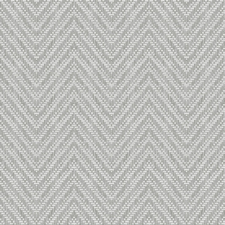 Glynn Grey Chevron Wallpaper by A-Street Prints Georgia Covers about 56.4 square feet 20.5-in by 33-ft long roll Unpasted 20.9 - Fabric Carolina -