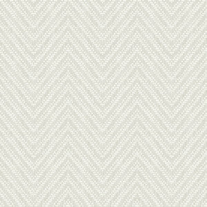 Glynn Silver Chevron Wallpaper by A-Street Prints