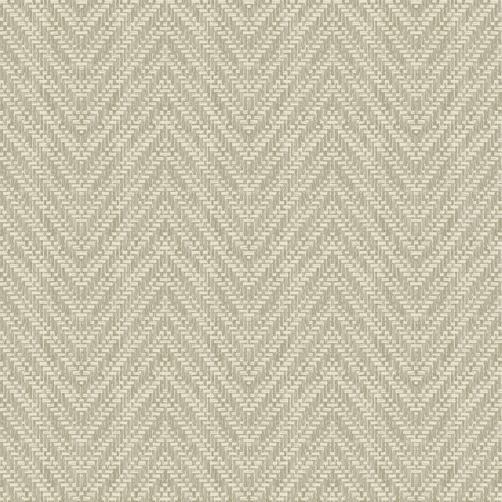 Glynn Neutral Chevron Wallpaper by A-Street Prints Georgia Covers about 56.4 square feet 20.5-in by 33-ft long roll Unpasted 20.9 - Fabric Carolina -