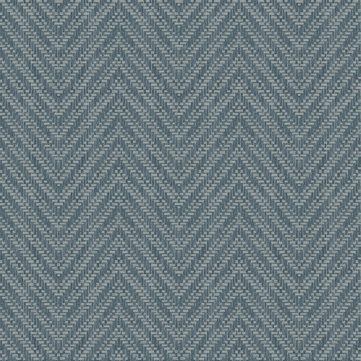 Glynn Teal Chevron Wallpaper by A-Street Prints Georgia Covers about 56.4 square feet 20.5-in by 33-ft long roll Unpasted 20.9 - Fabric Carolina -