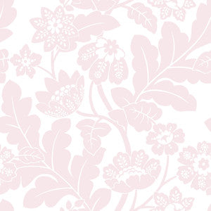 Augusta Pink Flock Damask Wallpaper by A-Street Prints