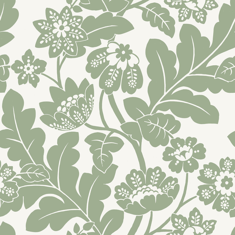 Augusta Seafoam Flock Damask Wallpaper by A-Street Prints Georgia Covers about 56.4 square feet 20.5-in by 33-ft long roll Unpasted 21 - Fabric Carolina -