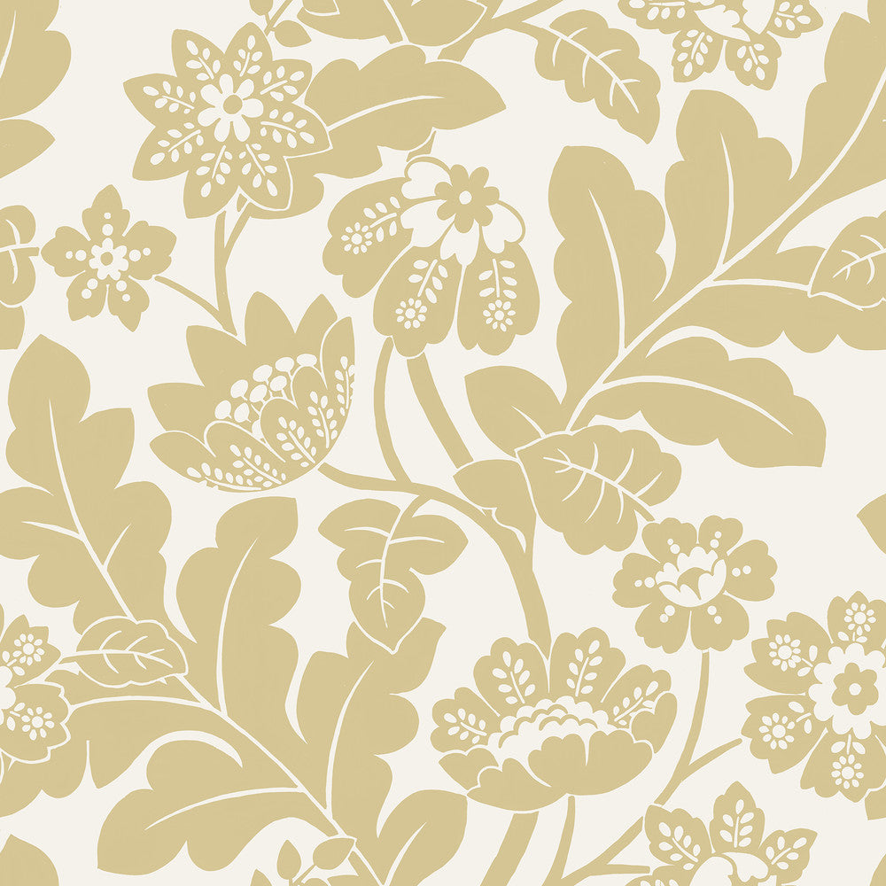 Augusta Butter Flock Damask Wallpaper by A-Street Prints Georgia Covers about 56.4 square feet 20.5-in by 33-ft long roll Unpasted 21 - Fabric Carolina -