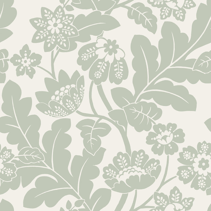Augusta Silver Flock Damask Wallpaper by A-Street Prints Georgia Covers about 56.4 square feet 20.5-in by 33-ft long roll Unpasted 21 - Fabric Carolina -