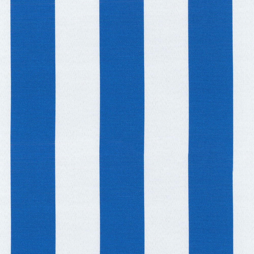 Od Canopy Stripe Cobalt 407722 by PKL Studio Fabric OUTDOOR DEC '18 100% Spun Polyester PAKISTAN Horizontal: 4.50" and Vertical: 0.00" 54" - Fabric Carolina -