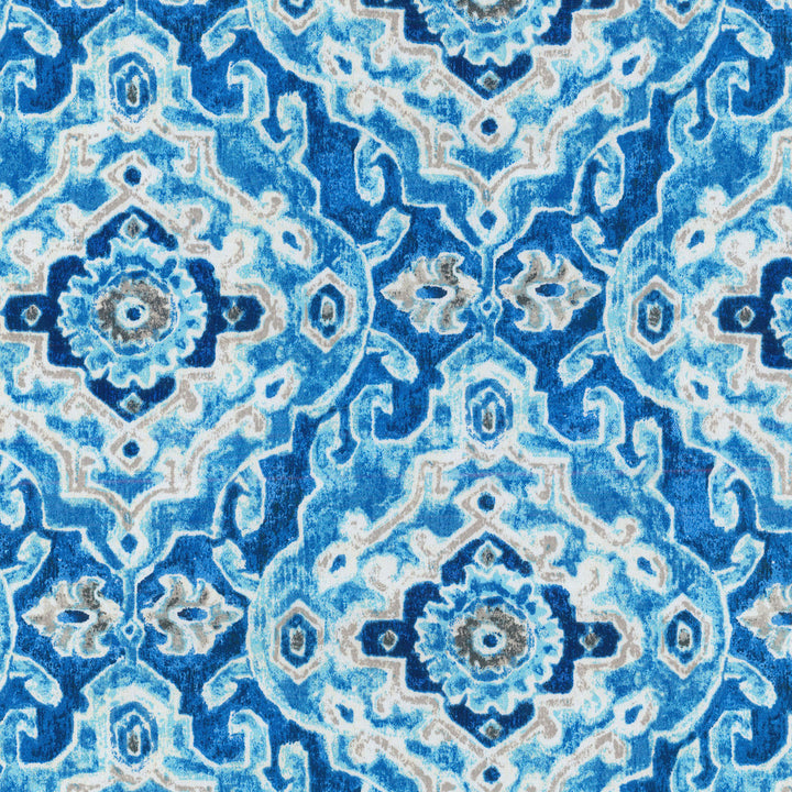 Od Stamped Damask Sea 407761 by PKL Studio Fabric - 100% SPUN Polyester PAKISTAN Horizontal: 6.75 and Vertical: 12.6 54 - Fabric Carolina -