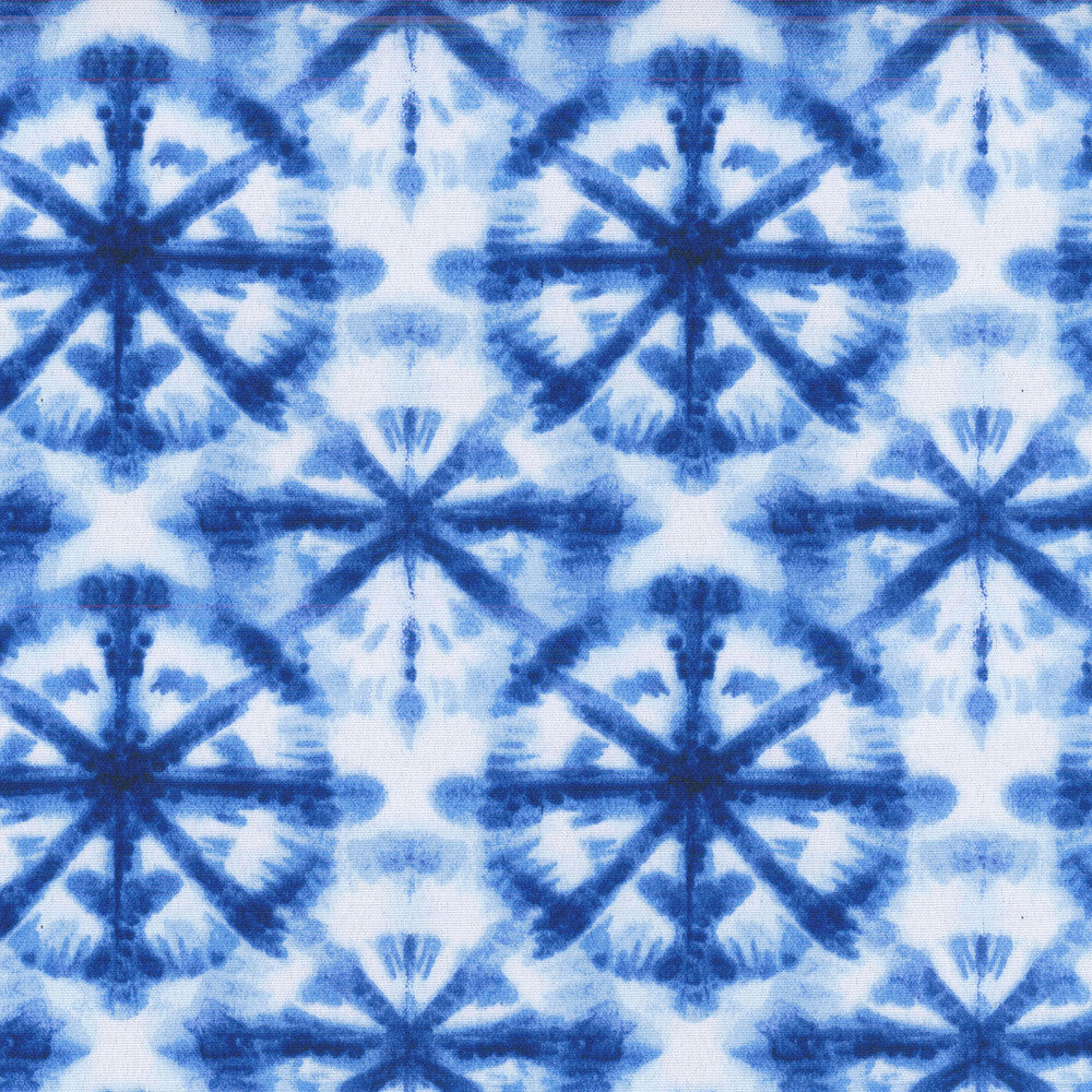 Tie-Dyed Orbs Navy 407780 by PKL Studio Outdoor Fabric - 100% SPUN Polyester Pakistan 51000 Horizontal: 6.3 and Vertical: 6.75 54 - Fabric Carolina -