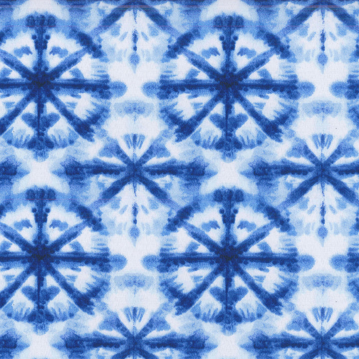 TIE-DYED ORBS NAVY 407780 by PKL Studio Outdoor Fabric - 100% Cotton 51000 Horizontal: 6.3 and Vertical: 6.75 54 - Fabric Carolina -