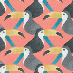 TOUCANS PAPAYA 407821 by PKL Studio Outdoor Fabric